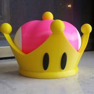 Peachette Crown - 3D Printed