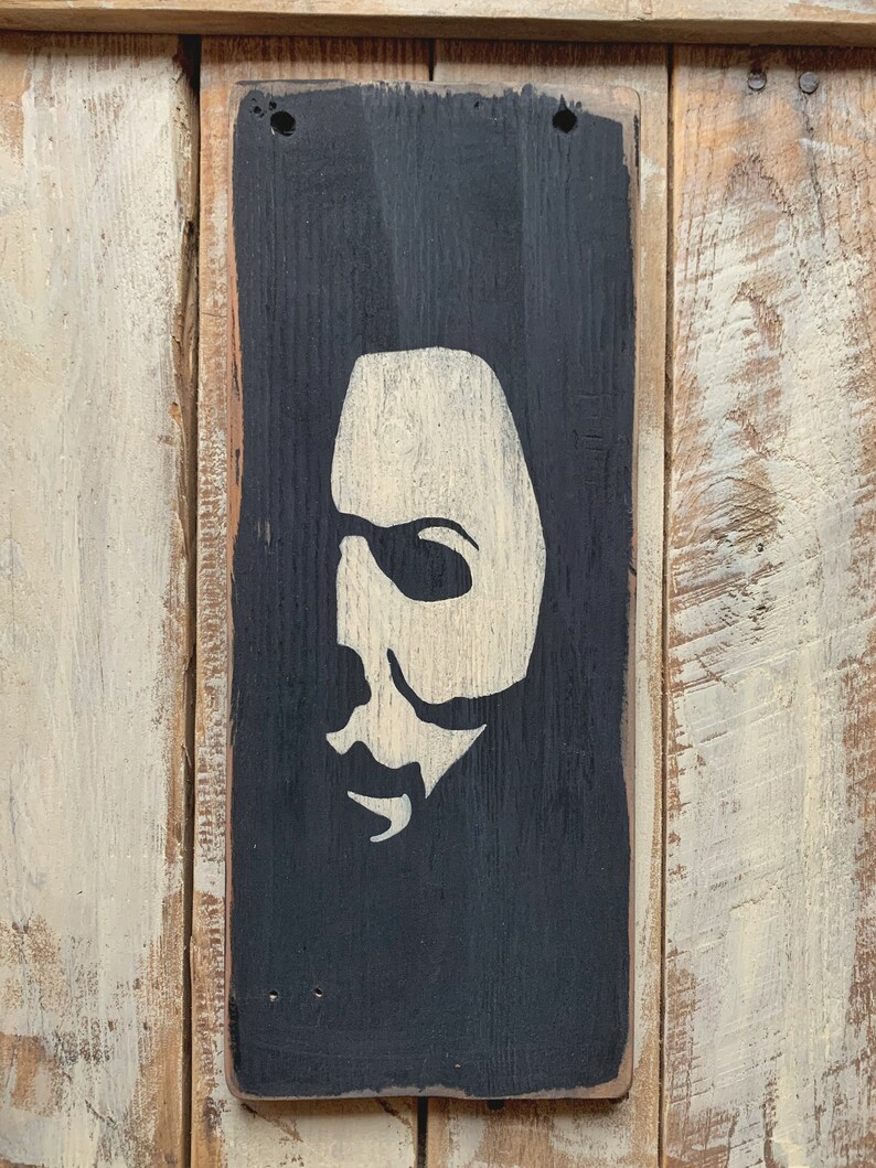 Horror Decor Michael Myers Halloween Horror Movie Sign Horror Etsy