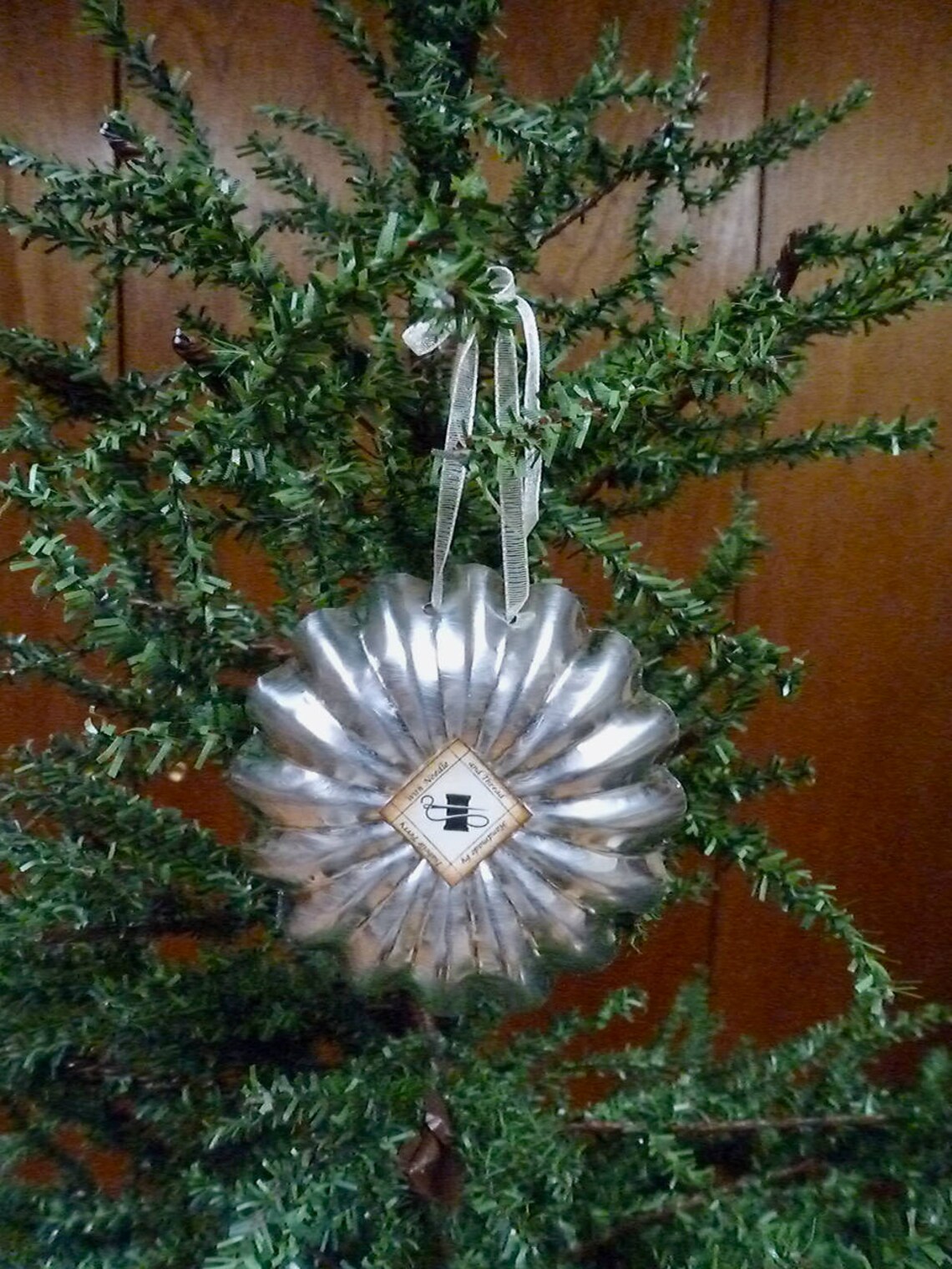 Tart Tin Ornament Handmade Ornament Christmas Tart Tin Etsy