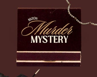 1920s Murder Mystery Party • 16-40 Guests • Speakeasy Roaring 20s • Printable Download for Large Groups