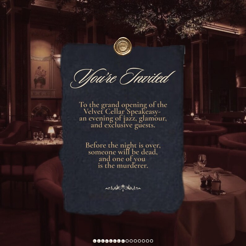 1920s Murder Mystery Party • 16-40 Guests • Speakeasy Roaring 20s • Printable Download for Large Groups image 10