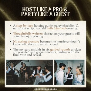 1920s Murder Mystery Party • 16-40 Guests • Speakeasy Roaring 20s • Printable Download for Large Groups image 17