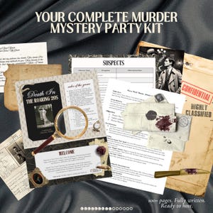 1920s Murder Mystery Party • 16-40 Guests • Speakeasy Roaring 20s • Printable Download for Large Groups image 11