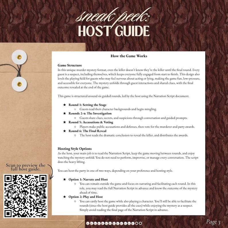 1920s Murder Mystery Party • 16-40 Guests • Speakeasy Roaring 20s • Printable Download for Large Groups image 15