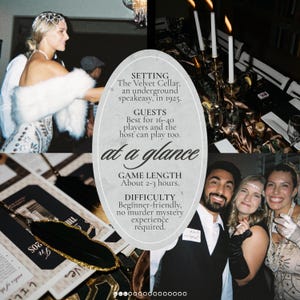 1920s Murder Mystery Party • 16-40 Guests • Speakeasy Roaring 20s • Printable Download for Large Groups image 5