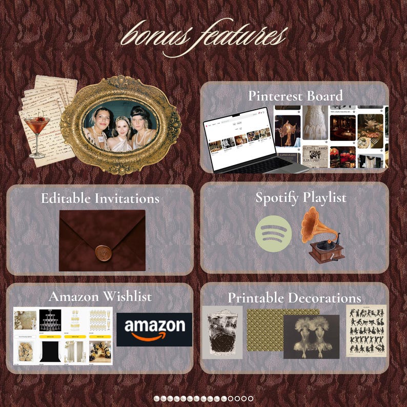 1920s Murder Mystery Party • 16-40 Guests • Speakeasy Roaring 20s • Printable Download for Large Groups image 13