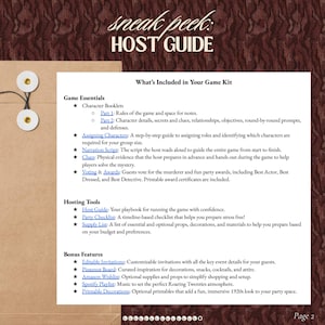 1920s Murder Mystery Party • 16-40 Guests • Speakeasy Roaring 20s • Printable Download for Large Groups image 16