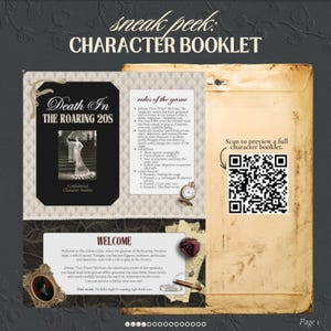 1920s Murder Mystery Party • 16-40 Guests • Speakeasy Roaring 20s • Printable Download for Large Groups image 6