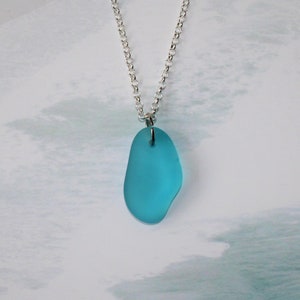 Necklace pendant, pendant, sea glass, necklace pendant, ocean, sea glass pendant, silver chain