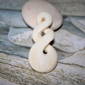 Amulet, symbol pearl, pendant pearl, necklace pendant, infinity, infinity