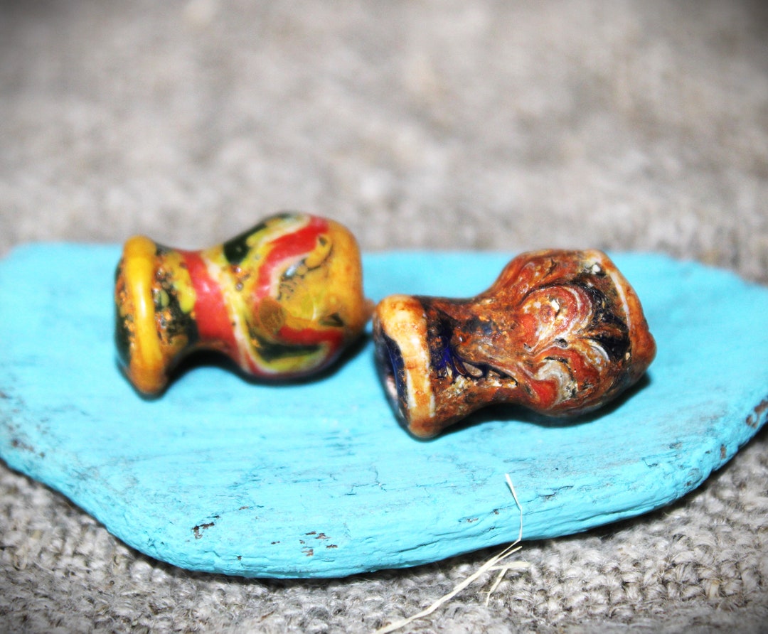 Handmade Beads, Old Glass Beads, Antique Beads, Necklace Pendants, Ancient Beads Etsy