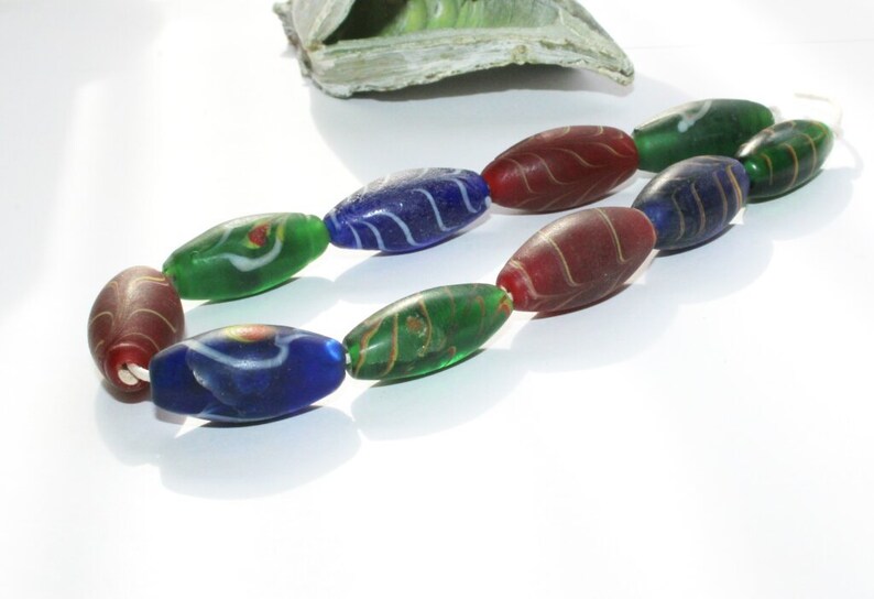 handmade Handmade java beads featherbeads colorful beads 10 pieces