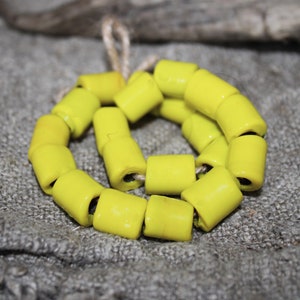 Java Beads, ethnic beads, 20 pieces, 13 x 10 mm