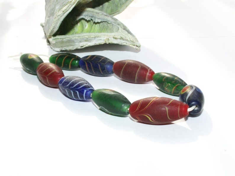 handmade Handmade java beads featherbeads colorful beads 10 pieces