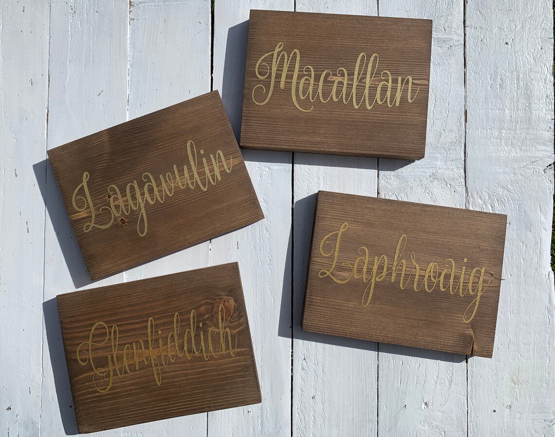 Rustic Freestanding Wooden Wedding Table Names/Wedding Table Etsy