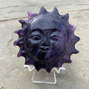 Fluorite Sun Carving