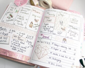 vertical planner etsy