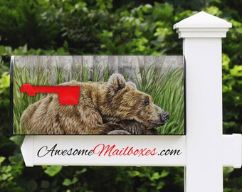 bear for mailbox etsy