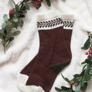 Comfort & Joy Socks Knitting Pattern