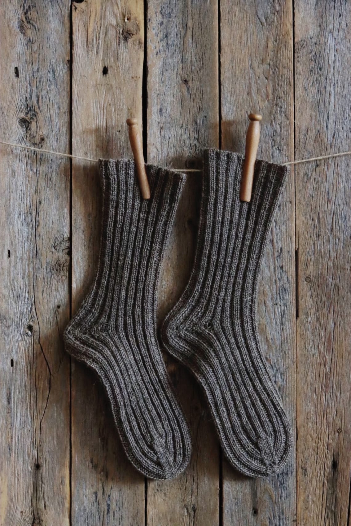Basic Ribbed Sock Pattern The Simply Ribbed Socks Pattern - Digital Download Knitting Pattern - Etsy