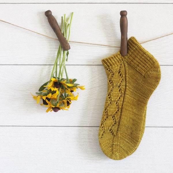 Golden Days Anklet Sock Pattern