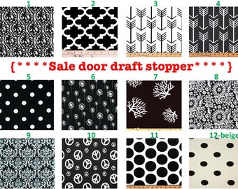 SALE DOOR/window Draft Stopper Blocker, Black arrow Window Draft stopper Wind Blocker Window snake Custom size Empty stopper