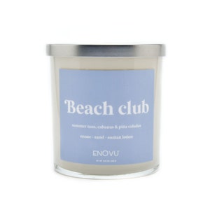 BEACH CLUB SOY Candle (Ozone - Sand - Suntan Lotion)