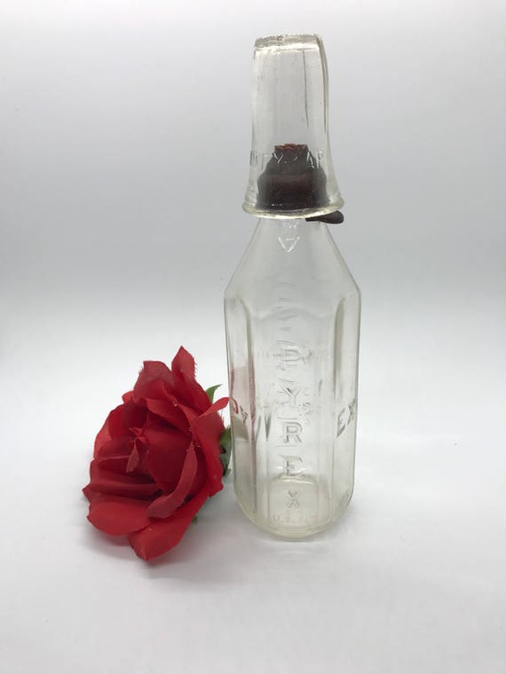 Pyrex Glass Baby Bottle With Nipple And Lid 8 Oz Etsy