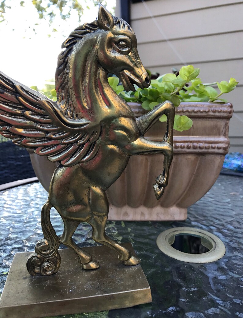 large pegasus statue
