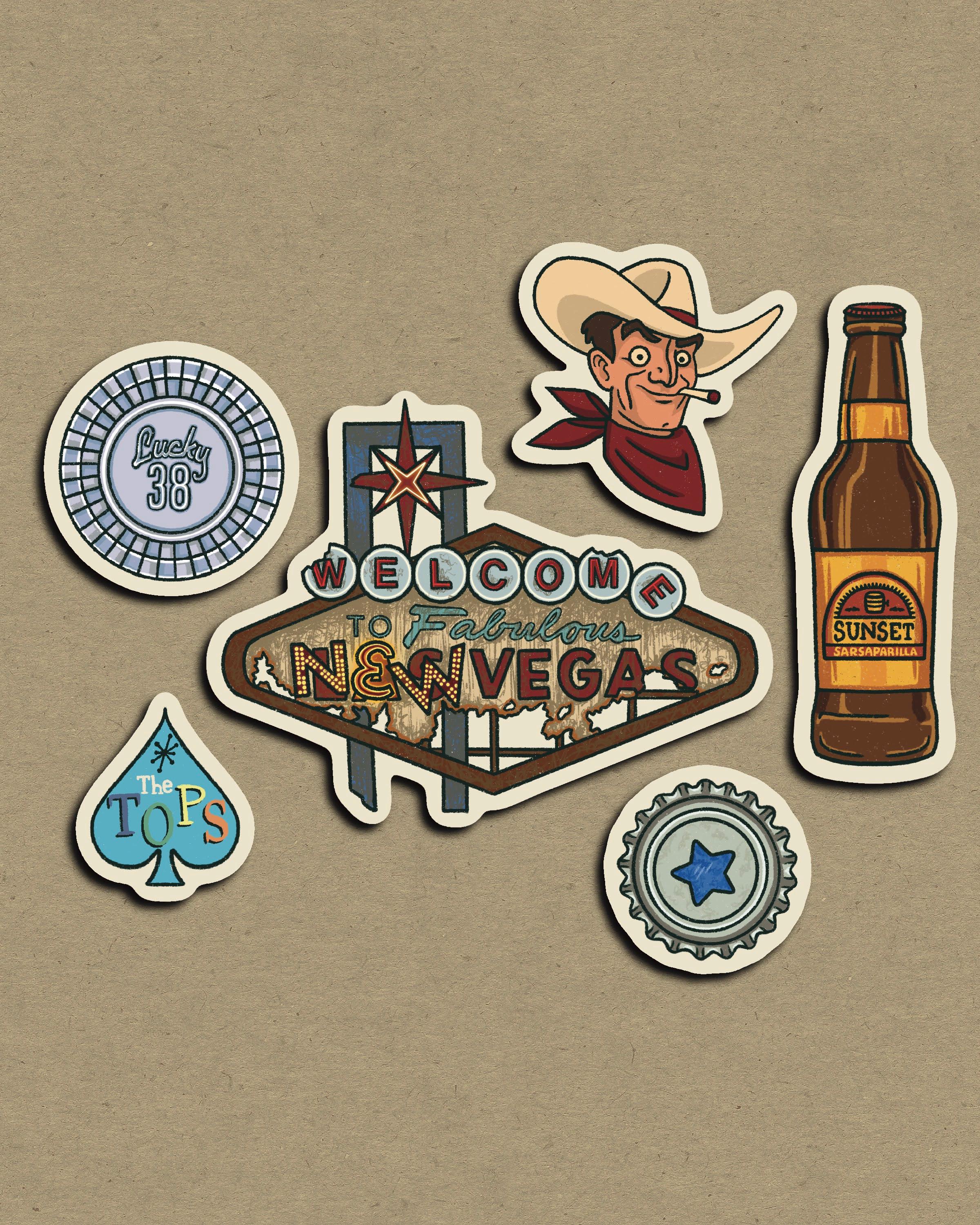 50 USA-stickerset – Iconische Bezienswaardigheden, 5-8 Cm, Waterbestendig, Voor Laptop, Koffer En Scrapbook