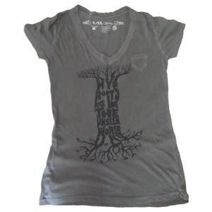 Roots Are In The Unseen World T-shirt- Women&#39;s Graphic Tee, Women&#39;s T-shirt, V-Neck, Rumi- Spirit- Graphic Tee, T-shirt, Tee