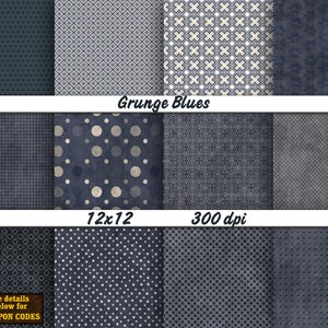 blue grunge digital paper, scrapbook, background
