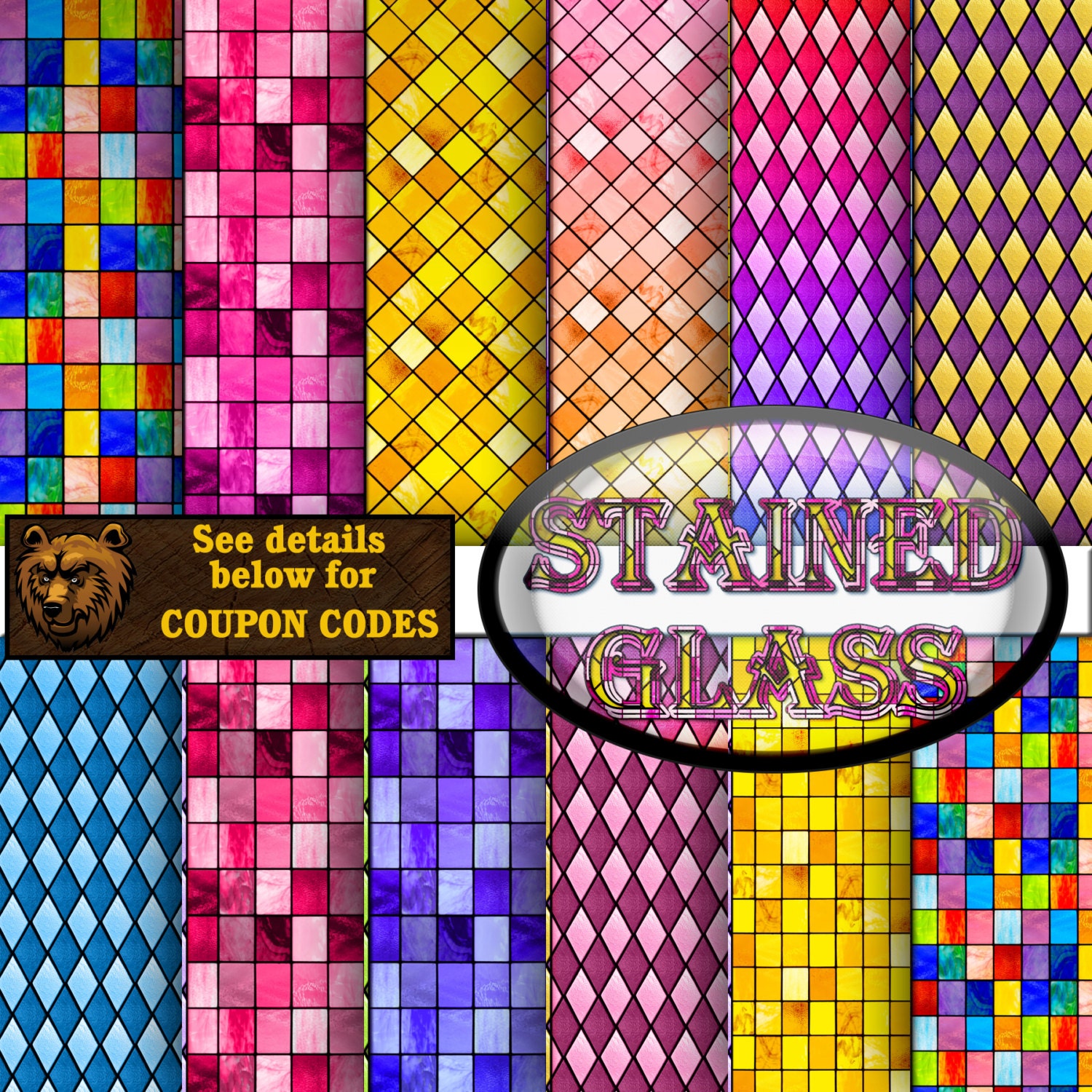 stained glass design paper stained glass design paper
