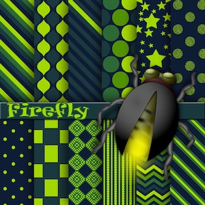 Firefly digital paper, background, scrapbook