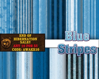 blue stripe digital paper, blue stripe scrapbook, blue stripe background, blue stripe scrapbook paper