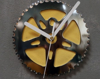 Wall bike clock Sun