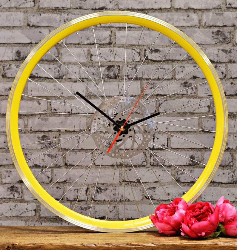 Bike Wall Clock Etsy