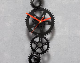 Wall bike clock SAW