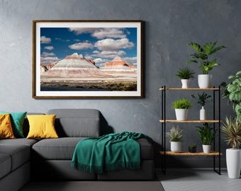 The Teepees in Petrified Forest National Park. Arizona.