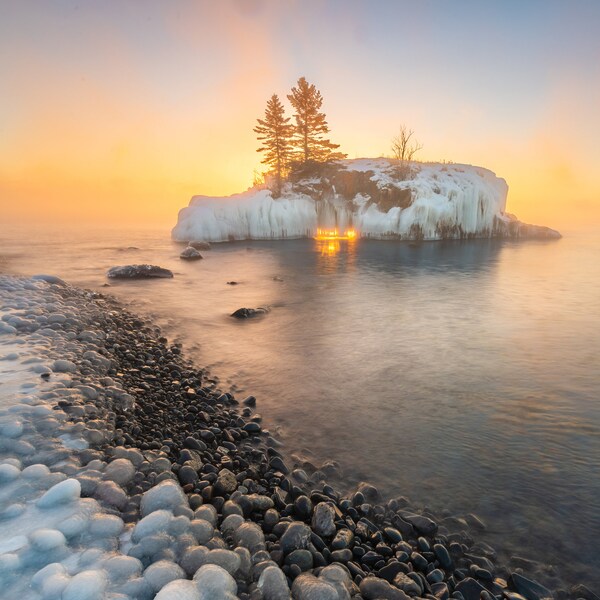 Hollow Landscape Rock Etsy