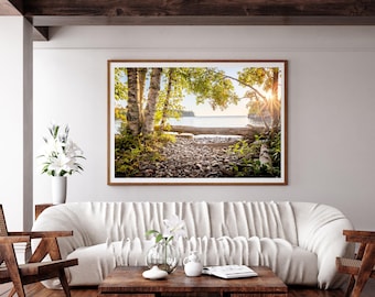 Split Rock Lighthouse Sunrise Photograph | Minnesota North Shore Wall Art