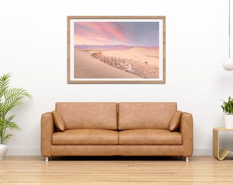Death Valley Sunset Photo | Mesquite Flat Sand Dunes Wall Art