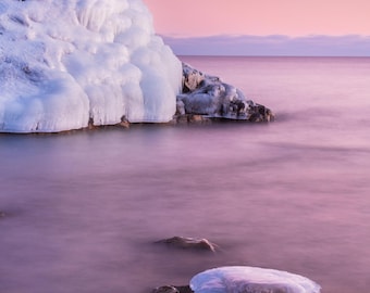 Lake Superior Shoreline Photography, Minnesota North Shore Artwork