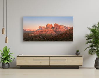 Sunset in Sedona, Arizona, Cathedral Rock. Southwest USA