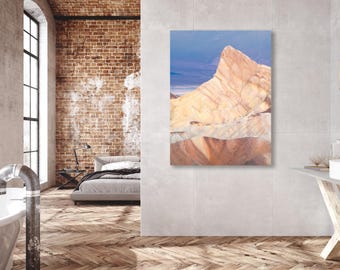 Zabriskie Point Photography Print | Death Valley Rock Formations Wall Art