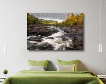 Minnesota Waterfall Photography Print | Grand Portage State Park Wall Art