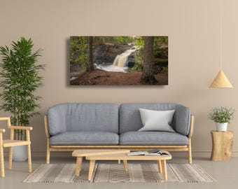 Amnicon Falls State Park Wisconsin Landscape Photography | Upper Falls River Print