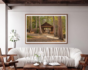 Iconic Covered Bridge in Amnicon Falls State Park Wisconsin Photography Wall Art