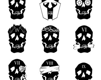The Locked Tomb Stickers ,, Gideon the Ninth Harrow the Ninth ...
