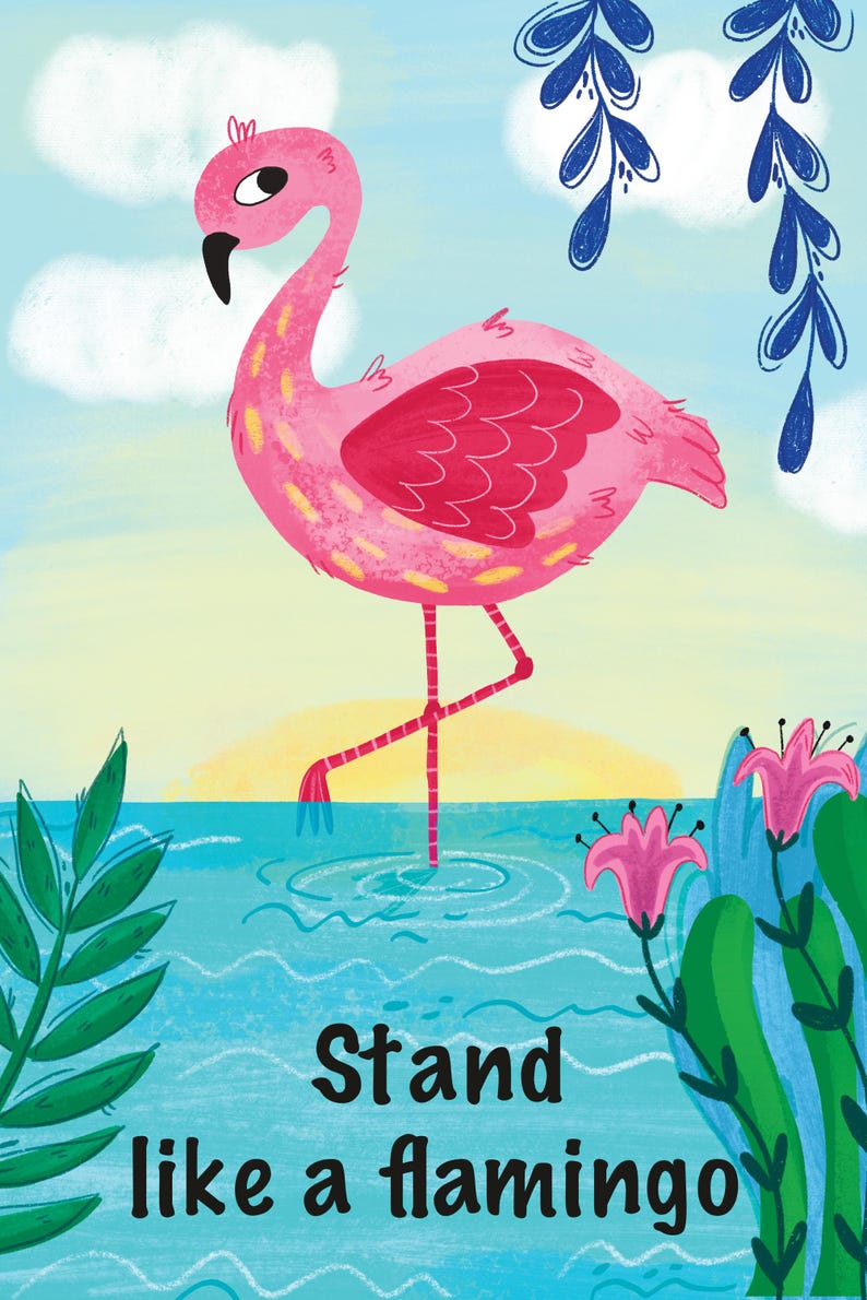Digital Download. Animal Action Cards: Toddler Active Games - Printable image 3